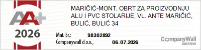 Maričić Mont - Prodaja i montaža PVC i ALU stolarije Zadar